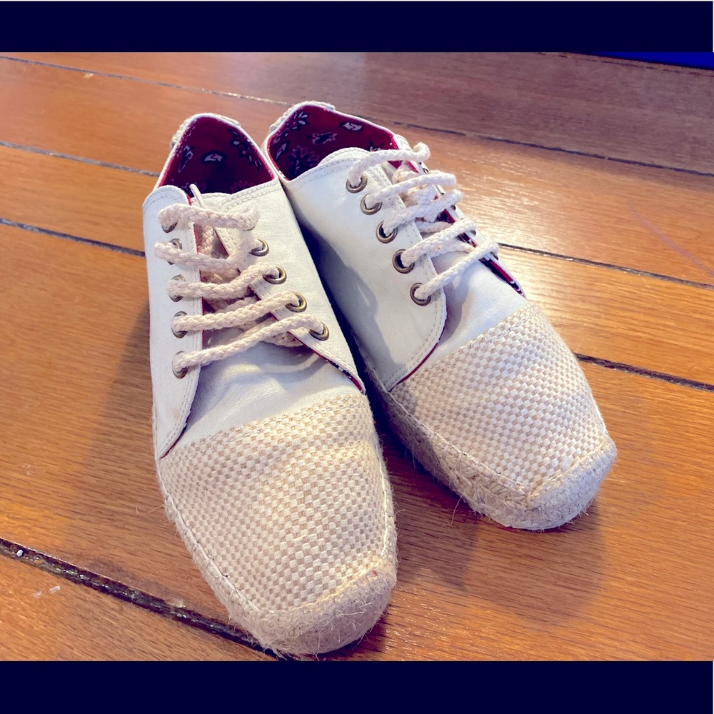 Brand New F-Troupe White Espadrilles Shoe 38 size 8